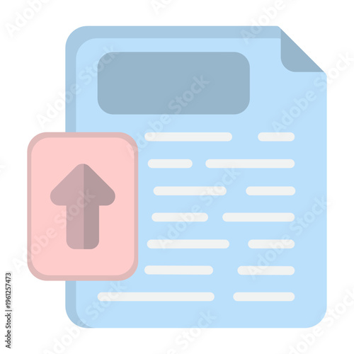 Upload File Vector Icon