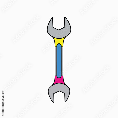 Double Ended Wrench Tool Equipment.