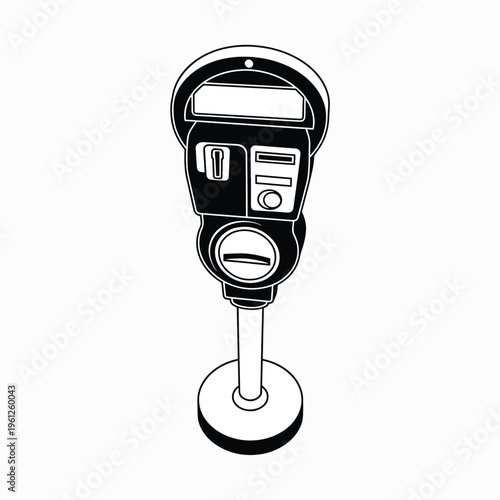 Parking meter coin machine device.