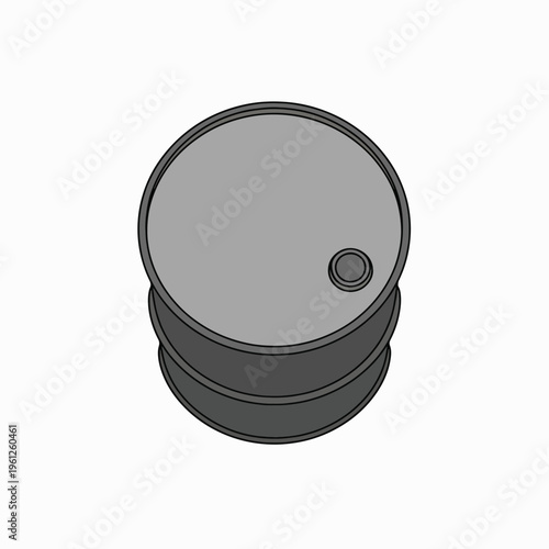 Industrial metal oil barrel cylinder 1.