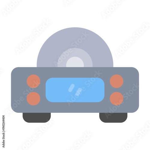 Cd Player Vector Icon
