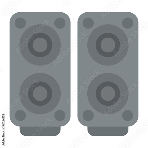 Speakers Vector Icon