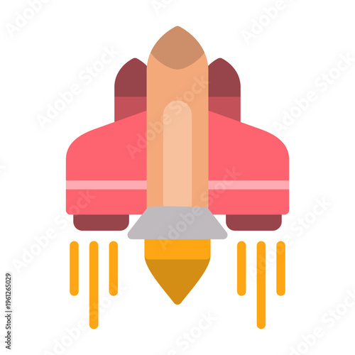 Spaceship Vector Icon