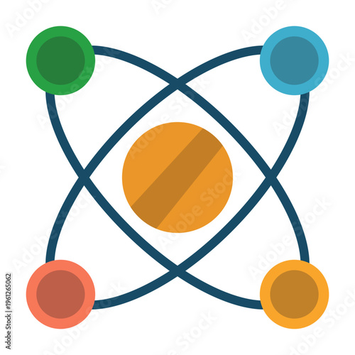 Solar System Vector Icon