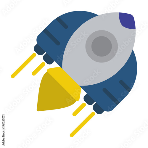 Spaceship Vector Icon
