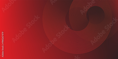 Red abstract background. Dynamic shapes composition eps10