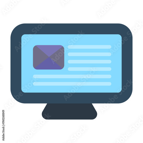 Computer Vector Icon