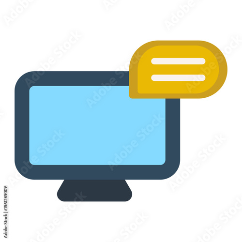 Computer Vector Icon