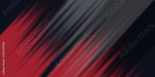 Abstract halftone wave dots background. Futuristic twisted grunge pattern, dots, circles. Vector modern optical pop art texture