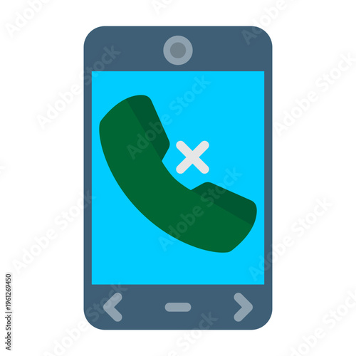 Missed Call Vector Icon