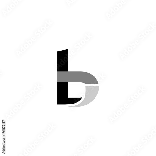 Stylized Letter B Logo Design