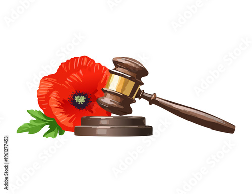 Honor And Remembrance Concept For Anzac Day