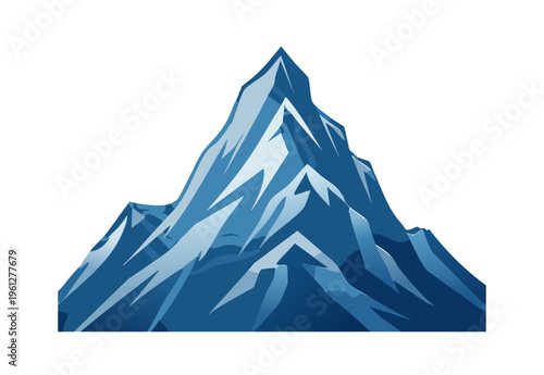 mountain landscape vector illustration