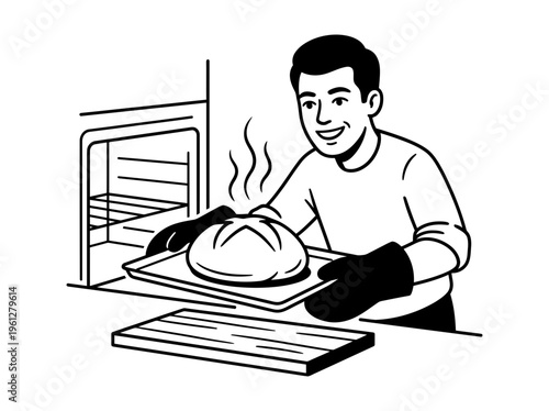 Young adult writing budget notes with calculator at desk