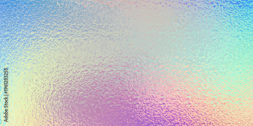 Abstract pastel rainbow hologram, silver iridescent foil texture background, raster image.
