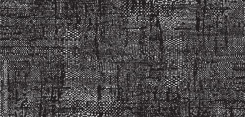 Grunge worn damask pattern design. Distressed fabric texture. Overlay texture design. Vector illustration. Eps10.