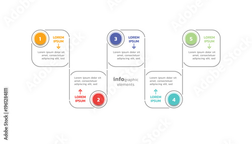 Presentation business abstract background infographic template colorful