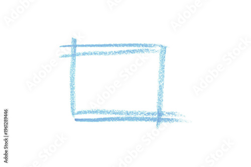 light blue pencil strokes isolated on transparent background