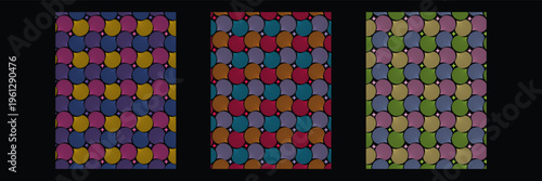 Striped Circle Seamless Pattern