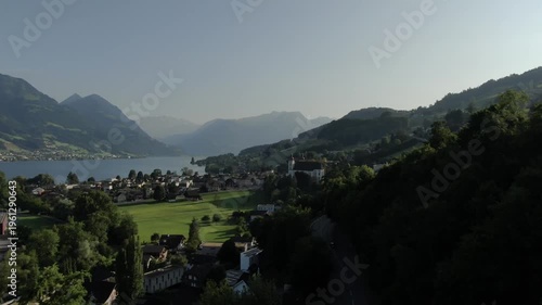 Swiss Alps Aerial Footage