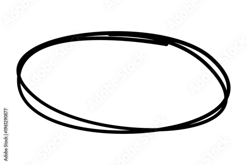 A black rubber gasket