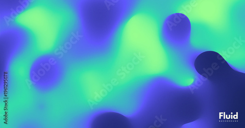 Abstract blurred color background. Trendy gradients. Vector illustration for advertising, marketing, presentation or screen. Fantasy digital art.