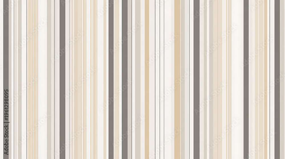 Obraz premium Elegant Vertical Stripe Seamless Pattern - Modern Linear Design with Neutral Tones - Textured Background for Textile and Digital Decor