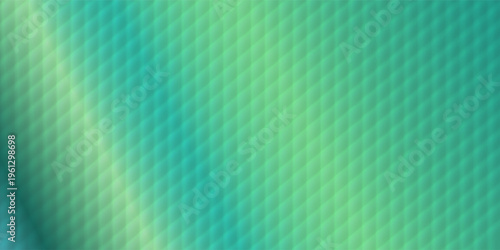 Vertical reeded glass gradient with soft teal and lime tones. Smooth distortion flow, luminous layered reflection and subtle refracted texture, vector illustration