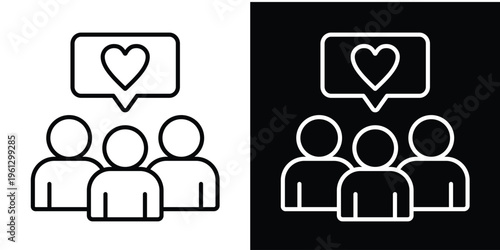 Engagement In White and Black Background