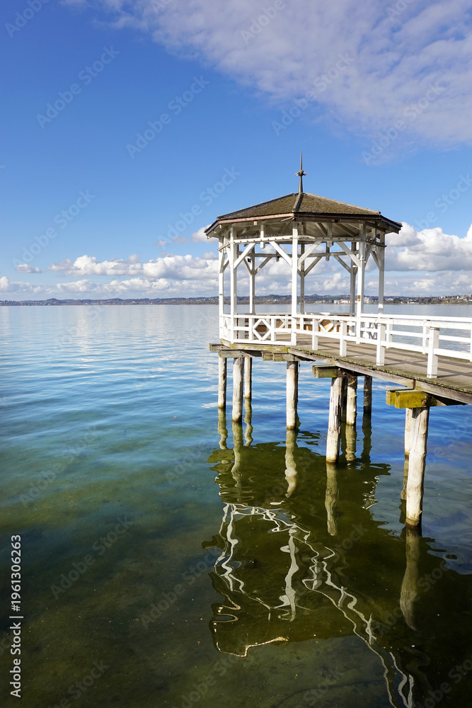 Fototapeta premium Vorarlberg, Bregenz, Fischersteg