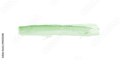 Abstract light green brush stroke vector graphic design element delicate art paint splash creative and soothing artistic texture illustration.