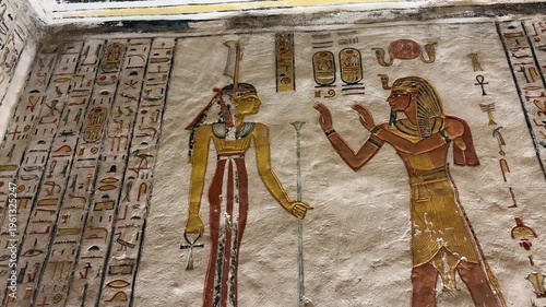 KV9 is a magnificent royal tomb located in the famous Valley of the Kings in Luxor, Egypt, built jointly for Pharaohs Ramses V and Ramses VI.