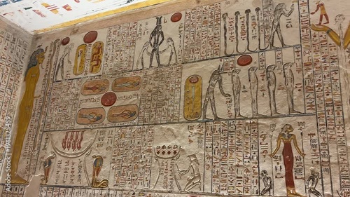 KV9 is a magnificent royal tomb located in the famous Valley of the Kings in Luxor, Egypt, built jointly for Pharaohs Ramses V and Ramses VI.