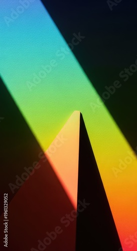Intense geometric shadows crossing a textured surface creating a sharp minimalist and dramatic graphic composition of light and darkness, darkness, angles, abstract