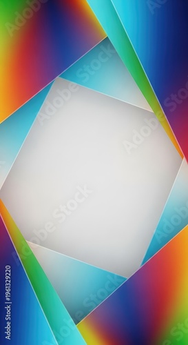 Minimalist abstract design composed of sharp, clean lines surrounding expansive areas of void. A contemporary visual concept for backgrounds, stark, dark, modern