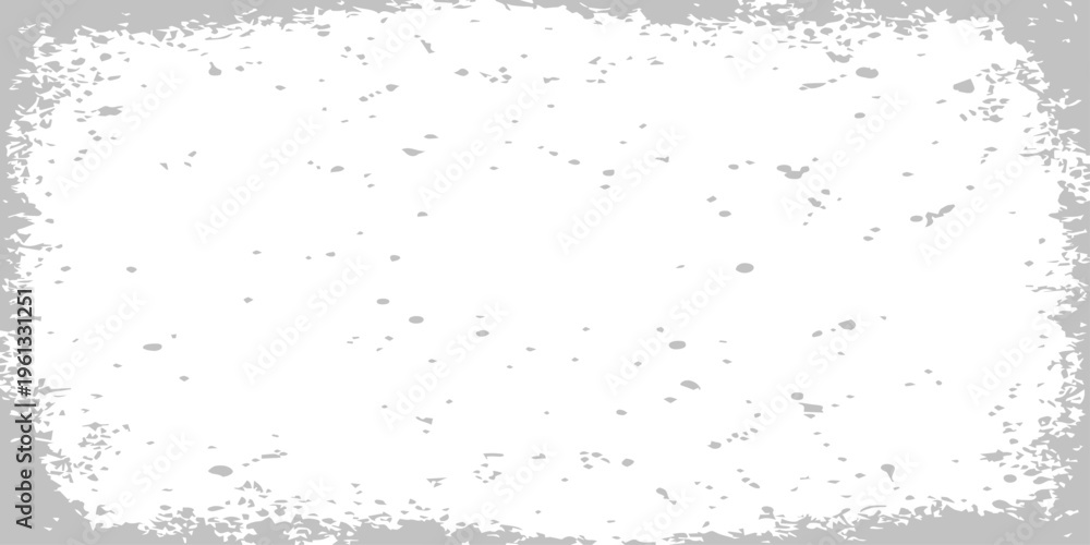 Obraz premium Abstract grunge background with a vintage black frame featuring an artistic paint splash pattern and ink drop stains on a dirty textured paper wall design