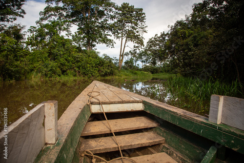 bow of a wooden boat