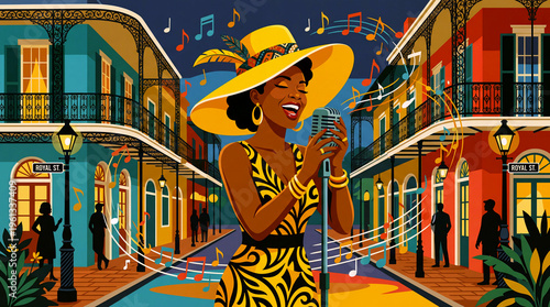 Jazz Singer on Royal Street