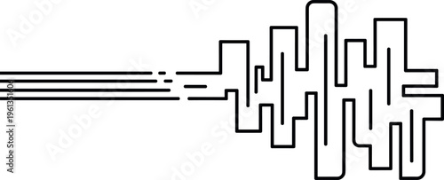 Diagram of a seismograph needle recording an earthquake's seismic waves
