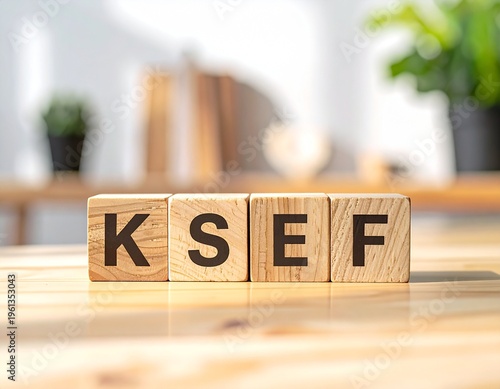 Wooden Blocks Spelling 