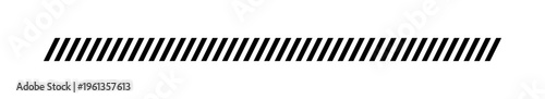 Black and White Hazard Warning Stripe Pattern Design Element