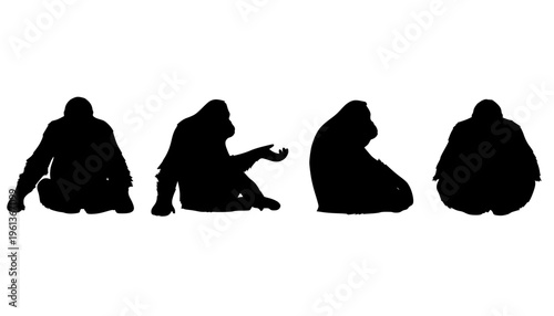 Orangutan Graphic Element