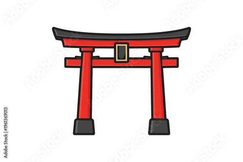 Japanese Torii Gate Icon