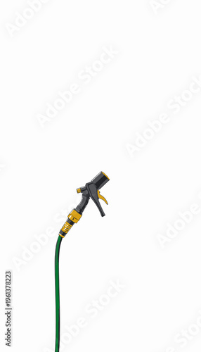 High-Pressure Adjustable Garden Hose Nozzle Spraying Fine Mist for Precision Watering and Efficient Plant Care Enhancement