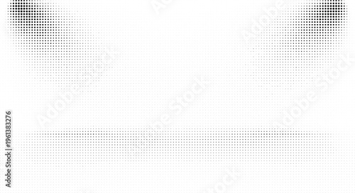 Spotlight effect with halftone dots on transparent background grey checkerboard pattern.