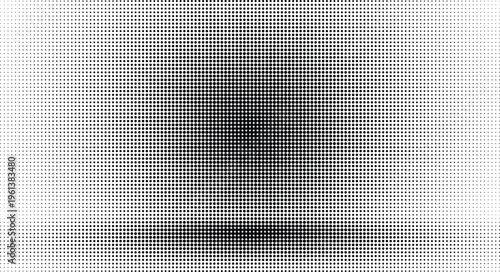 Abstract halftone background, halftone dot pattern, creative vector illustration, black dots on gray background.