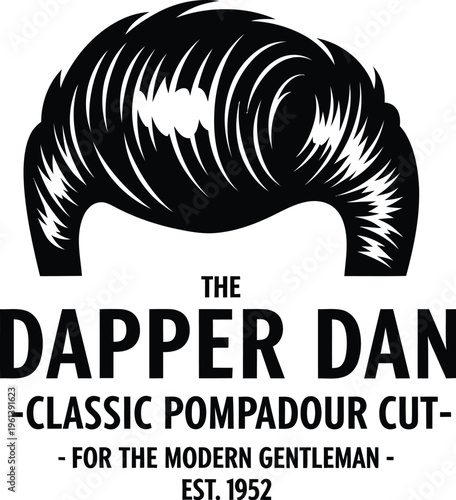 Dapper dan classic pompadour hair cut for men