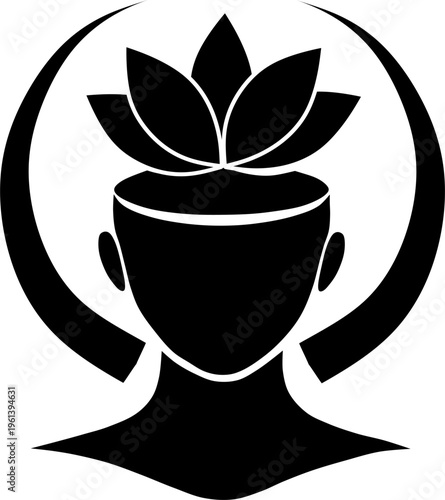 Digital awakening and expansion of consciousness. A symbol of expanding consciousness, awareness, spiritual growth, and inner transformation.