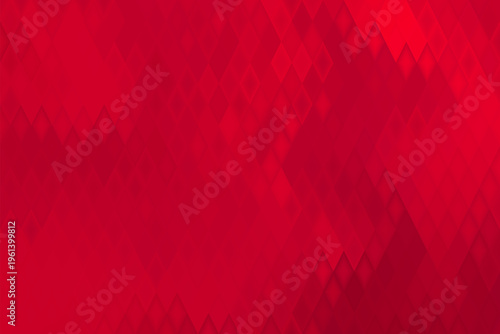 Red geometric pattern of diamonds. Diagonal grid bg.