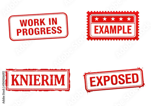 Wallpaper Mural Red warning sign with knerim exposed text, Png Torontodigital.ca